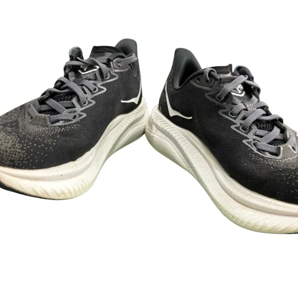 Hoka One One Mach 6 Womens Size 8.5 B Black Running Athletic Shoes Sneakers